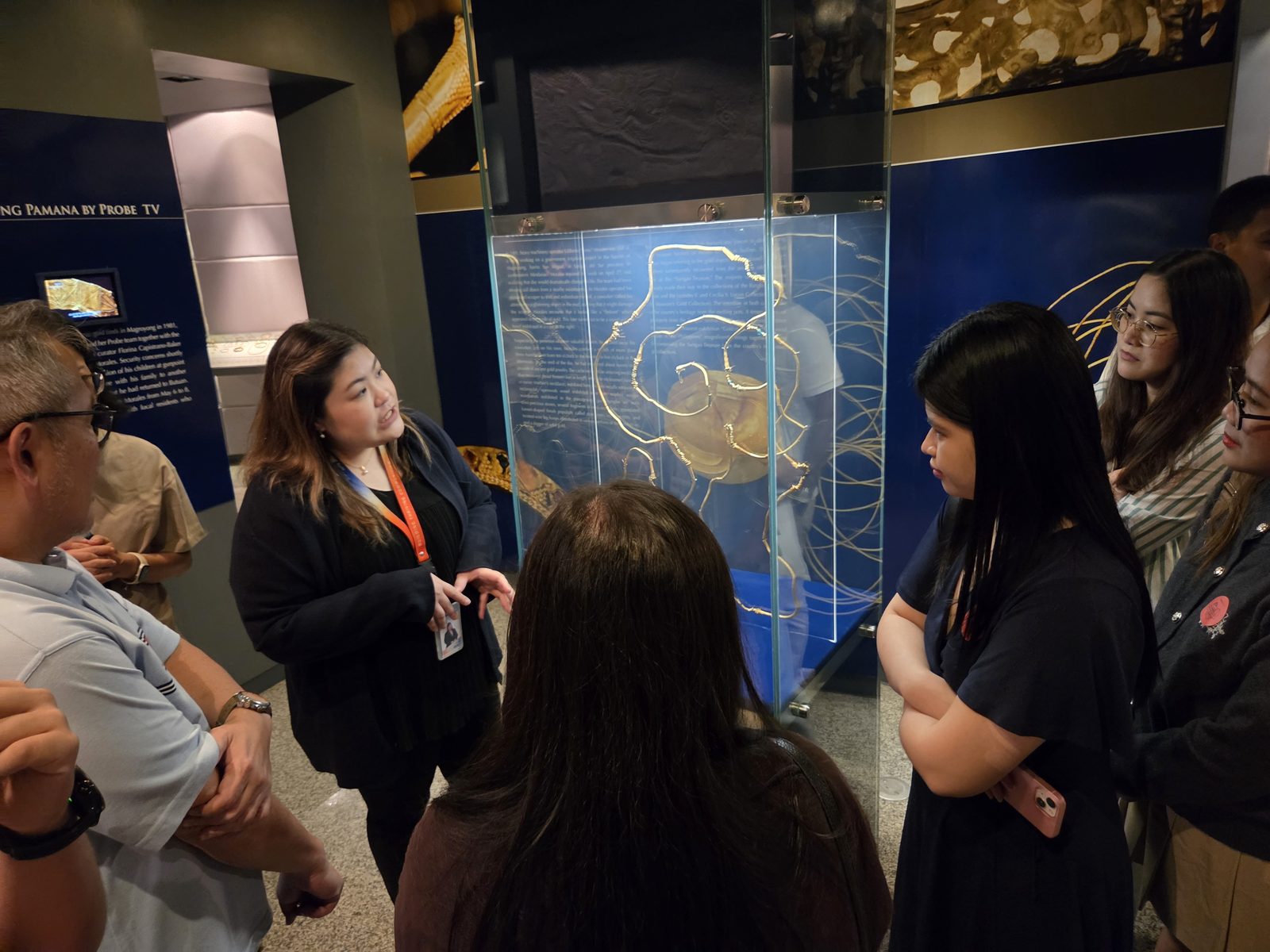 OSL lawyers on a guided tour of the pre-colonial gold exhibit at the Ayala Museum
