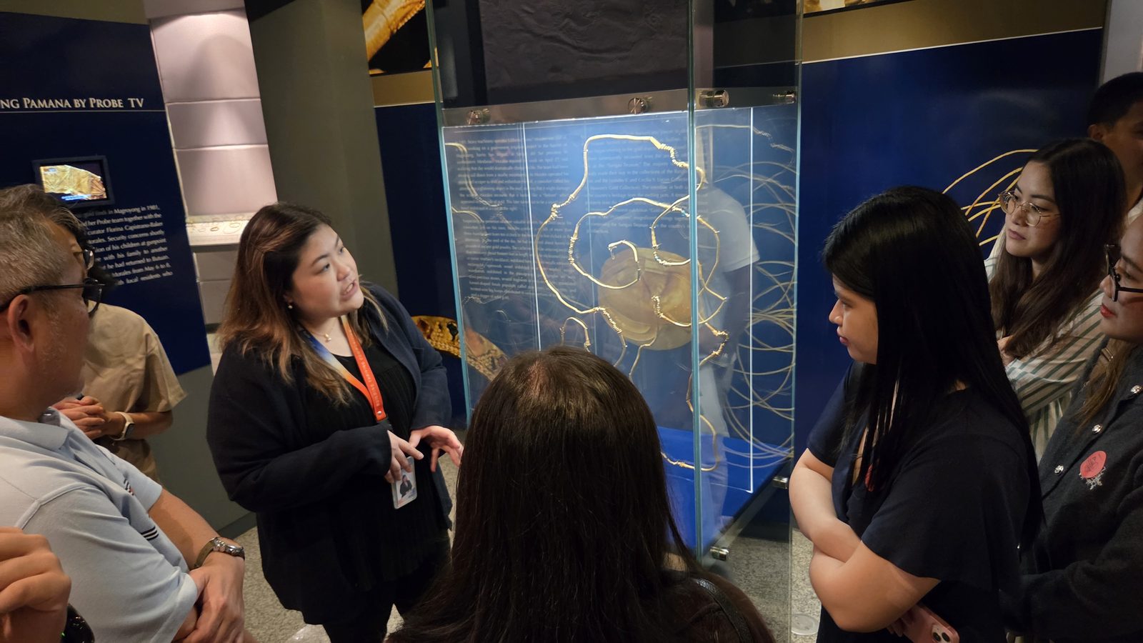OSL lawyers on a guided tour of the Ayala Museum gold exhibit